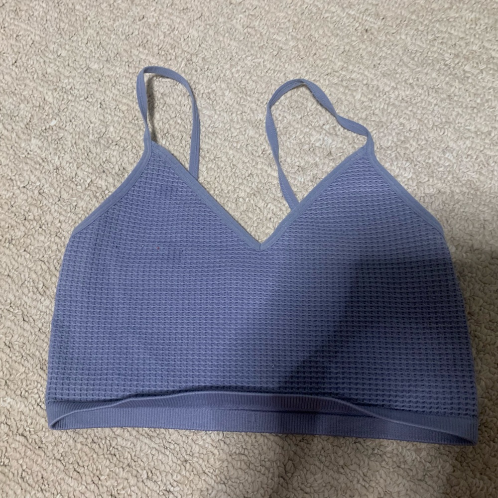 Blue bozollo tank top